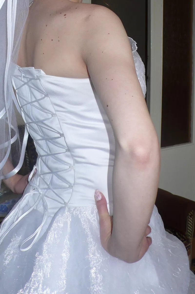 Красивое свадебное платье почти даром!!! 3