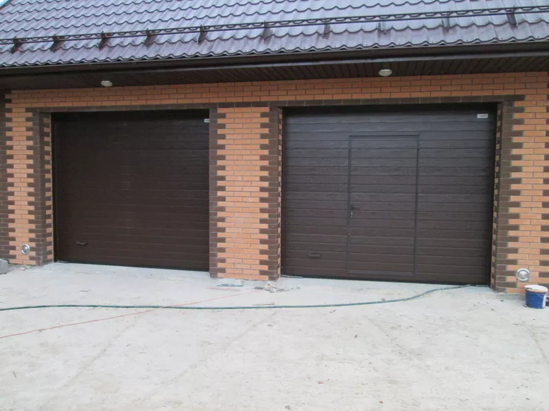 Ворота DoorHan RSD01 тёплые гаражные. Роллеты. Забор с установкой