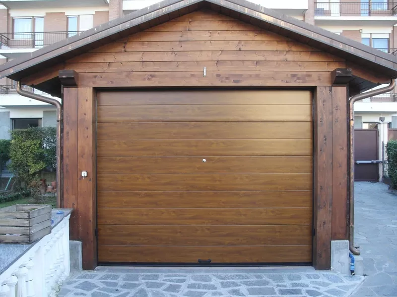 Ворота DoorHan RSD01 тёплые гаражные. Роллеты. Забор с установкой 2