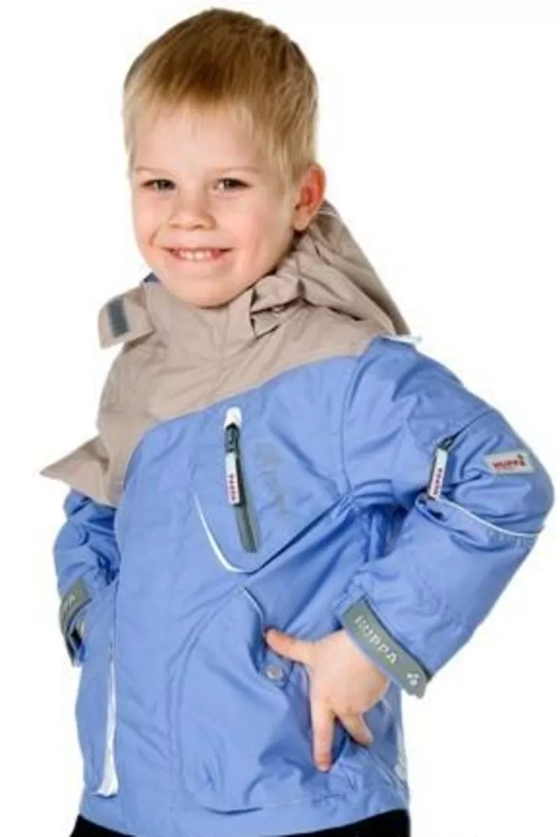 Куртка для мальчика,  зимняя,  серебристо-черная